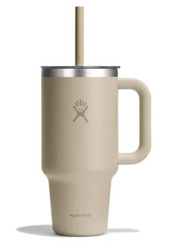 Picture of 32OZ TRAVEL TUMBLER CLEAR LID OAT